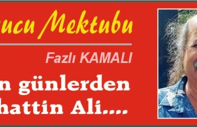 OKUYUCU MEKTUBU – bugün günlerden Sabahattin Ali….