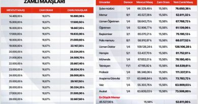 Memur ve emeklinin temmuz zammı belli oldu: İşte yeni oranlar