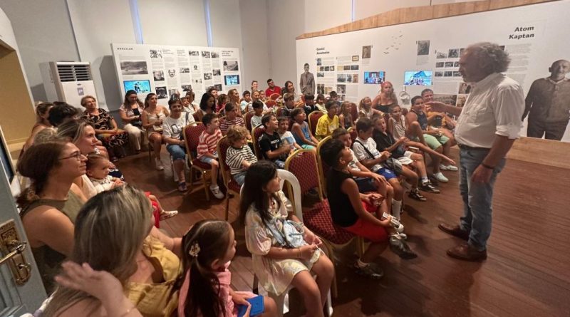 Yazar Fatih Erdoğan, Marmara Adası’nda çocuklarla buluştu
