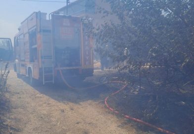 AŞAĞIYAPICI’DA ARAZİ YANGINI