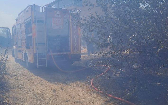 AŞAĞIYAPICI’DA ARAZİ YANGINI