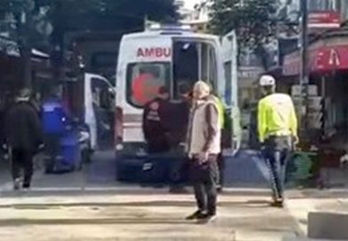 ESKİ HABİTAT SOKAK’TA ELEKTRİKLİ BİSİKLET KAZASI