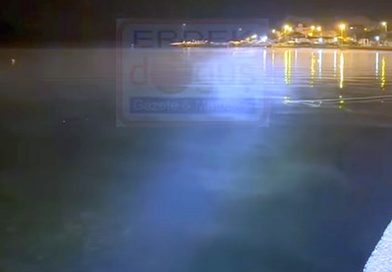 PAŞALİMANI KIYILARINDA DENİZ BUHARLAŞTI