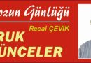 ISTAKOZUN GÜNLÜĞÜ – SAVRUK DÜŞÜNCELER