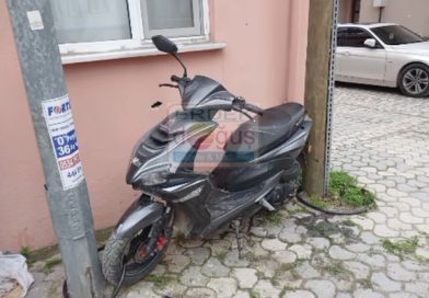 OCAKLAR’DA PARK HALİNDEKİ MOTOSİKLET KURŞUNLANDI