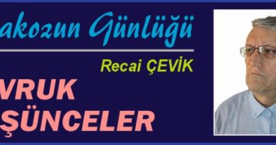 ISTAKOZUN GÜNLÜĞÜ – SAVRUK DÜŞÜNCELER
