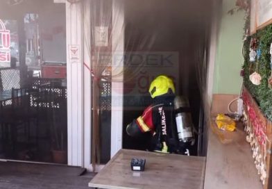 TATLISU’DA İŞYERİ YANGINI