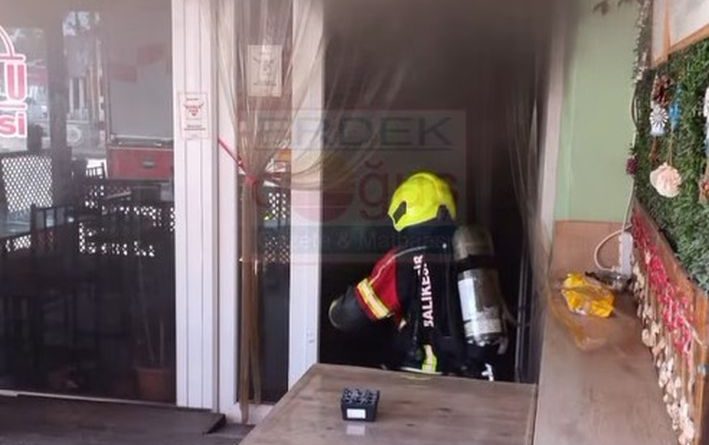 TATLISU’DA İŞYERİ YANGINI