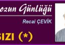 ISTAKOZUN GÜNLÜĞÜ – RECAİ ÇEVİK