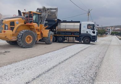 Avşa Adası Yiğitler ve Çiftlik Yolunda Soğuk Asfalt Çalışması Tamamlandı