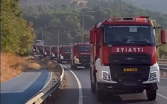 BÜYÜKŞEHİR İTFAİYE’YE TAM DONANIMLI 7 ARAÇ