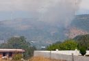NARLI SIRTLARINDAKİ YANGINA HAVADAN KARADAN MÜDAHALE