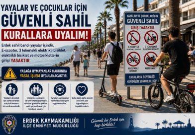 YAYALAR VE ÇOCUKLAR İÇİN GÜVENLİ SAHİL