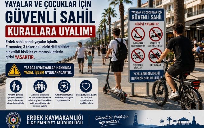 YAYALAR VE ÇOCUKLAR İÇİN GÜVENLİ SAHİL