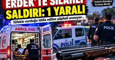 ERDEK’TE SİLAHLI SALDIRI: BİR AĞIR YARALI